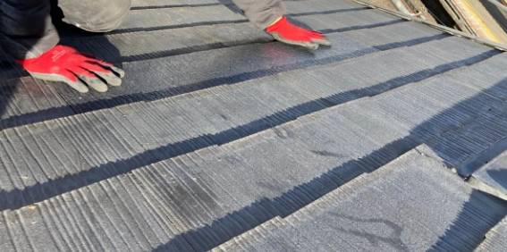 屋根材の差し替え